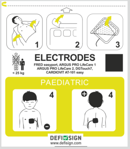 Schiller Fred EasyPort / DefiSign LIFE Børne Pads (elektroder)