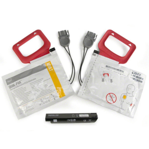 Physio-Control Lifepak CR Plus batteri og 2 elektroder