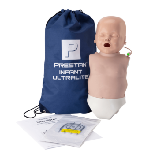 Prestan Ultralite Baby HLR-dukke (lys hud)