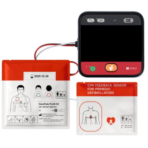 Primedic Heartsave myPAD Display Connected Hjertestarter Halvautomatisk  - 13179