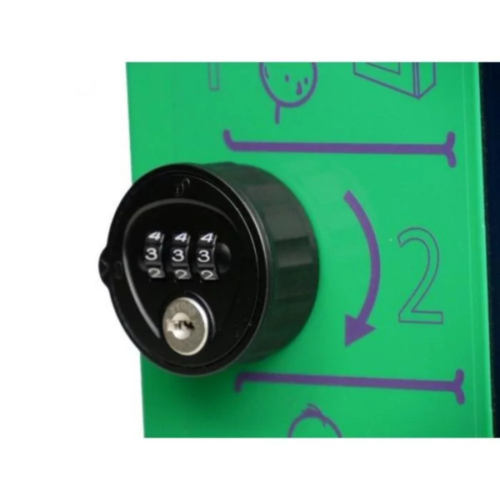 SmartCase SC1220 hjertestarter indendørsskab med lås (grøn)  - 12372