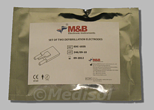 M & B AED7000 elektroden